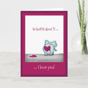 Funny humourous Valentine' s Day Greeting Card