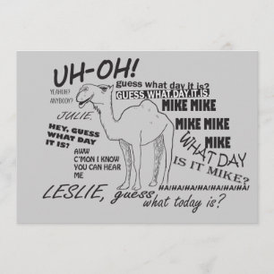 Funny Hump Day Invitation