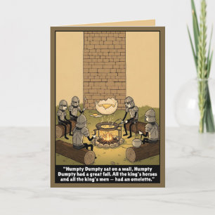 Funny Humpty Dumpty spoof Card