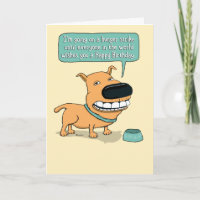 Funny Hunger Strike Dog Birthday