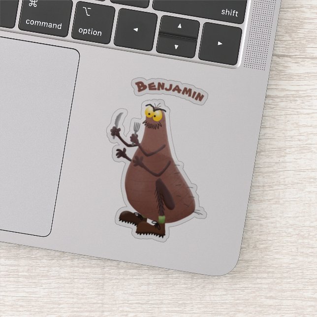 Funny hungry ugly flea cartoon (Detail)