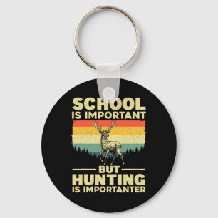 Funny Hunting Art For Boys Men Deer Hunter Wildlif Key Ring