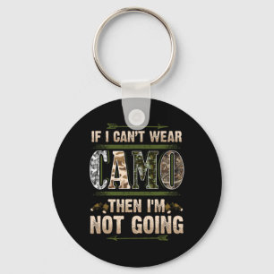 Funny Hunting Camo Hunters Buck Deer Country Redne Key Ring