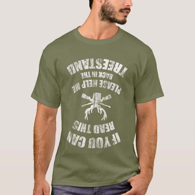 Funny Hunting, Deer Hunter Humourous Saying  Gift T-Shirt (Front)