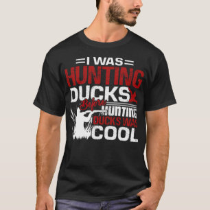 Funny Hunting Duck beagle golden retriever T-Shirt