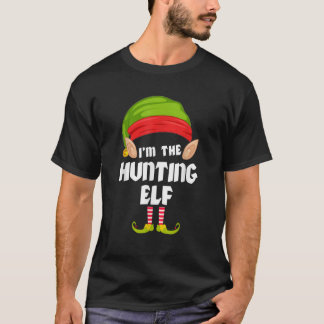 Funny Hunting Elf Matching Family Group PJ Christm T-Shirt