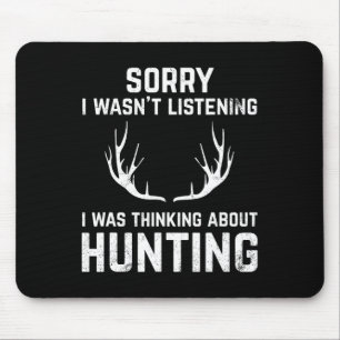 Funny Hunting For Bow And Rifle Deer Hunters Mouse Pad