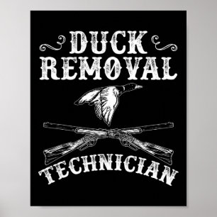 Funny Hunting Lover Graphic For Women And Men Duck Poster
