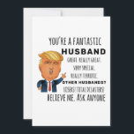 Funny Husband Birthday Best Gift Card<br><div class="desc">Apparel gifts for men,  women,  boys,  kids,  couples and groups. Perfect for Birthdays,  Anniversaries,  School,  Graduations,  Holidays,  Christmas.</div>
