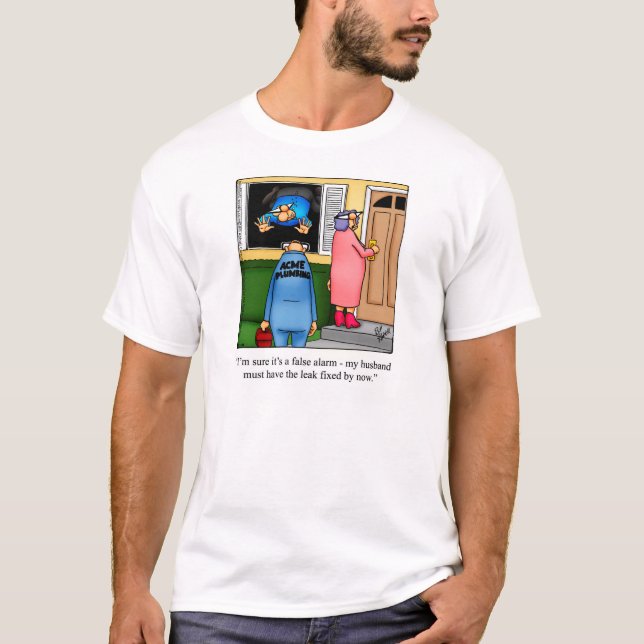 Funny Husband D.I.Y. Project Humour Tee Shirt (Front)