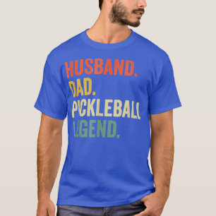 Funny Husband Dad Pickleball Legend Vintage Father T-Shirt
