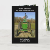 Funny Husband/Farmer Birthday