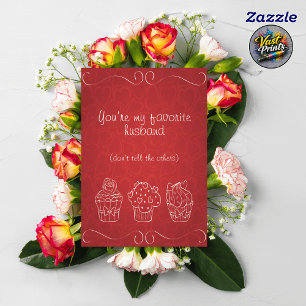 Funny Husband Favourite Husband Valentine's Card