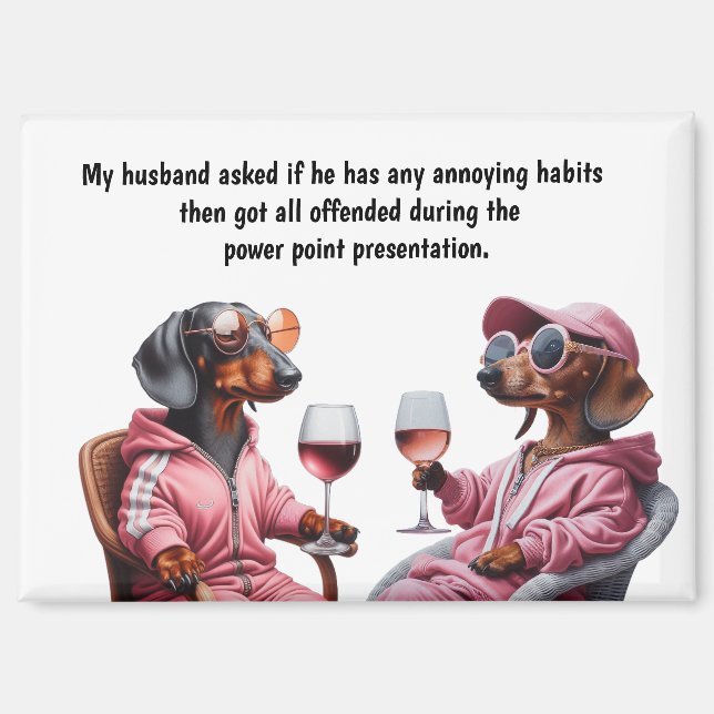 Funny Husband Humor Magnet (Front)