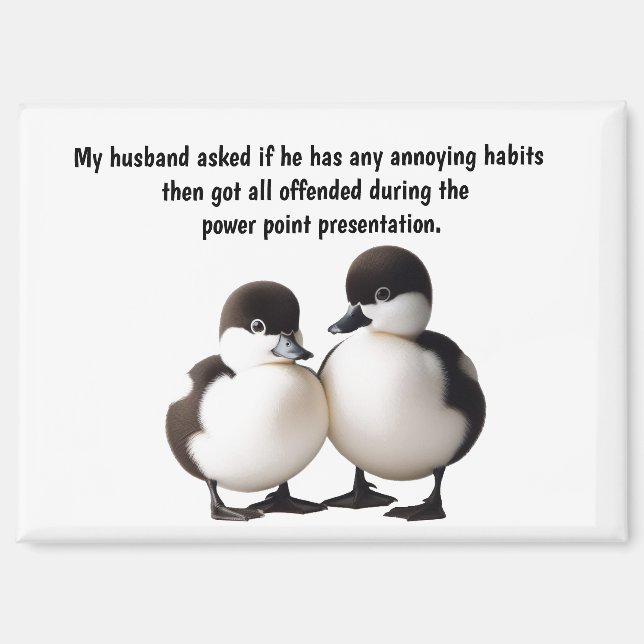 Funny Husband Humor Magnet (Front)