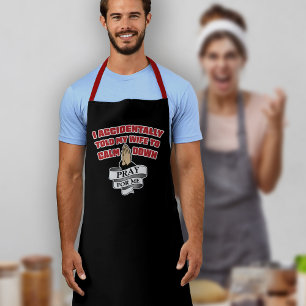 Funny Husband Quote - Pray For Me Apron