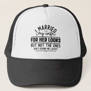 Funny Husband word art Trucker Hat