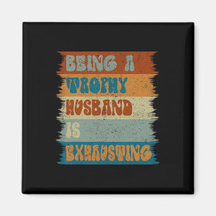 Funny Husbynd Wife Marriage Humour Husbynd Happy F Magnet