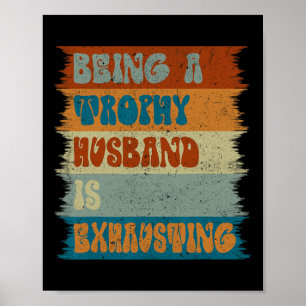 Funny Husbynd Wife Marriage Humour Husbynd Happy F Poster