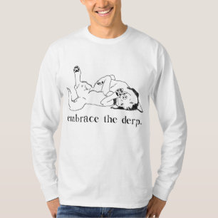 Funny Husky Derpy Dog Husky Mum Husky Lover T-Shirt
