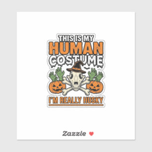 Funny Husky Human Costume Halloween Dog Shirt Desi