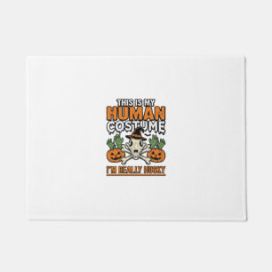 Funny Husky Human Costume Halloween Dog Shirt Desi Doormat