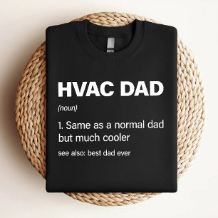 Funny Hvac Dad Definetion T-Shirt
