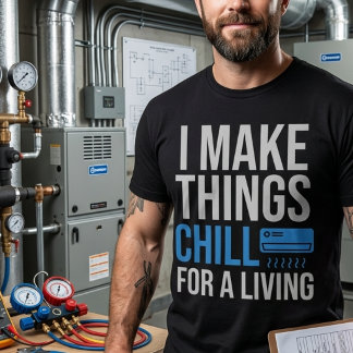 Funny HVAC Technician Humour T-Shirt