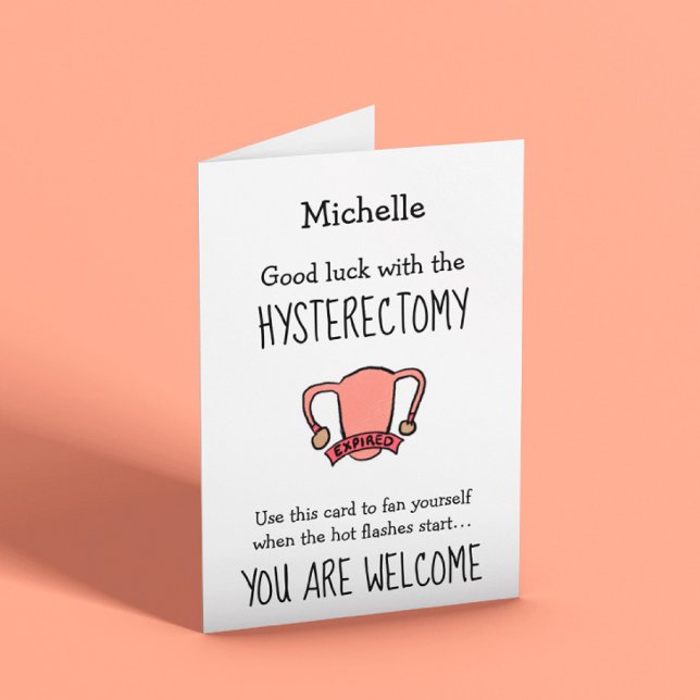 Funny Hysterectomy  Card (Creator Uploaded)