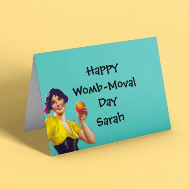 Funny Hysterectomy Removal Get Well Card (Creator Uploaded)