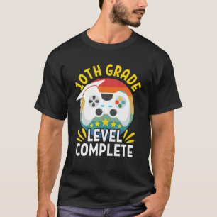 Funny I 10Th Grade Level Complete I 2021 Graduatio T-Shirt