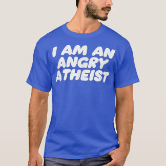Funny I Am an Angry Atheist Science Baphomet Satan T-Shirt