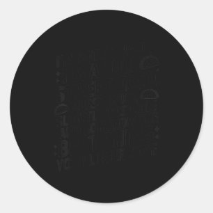 Funny I Am Not A Snack I'm A Full Street Taco Mess Classic Round Sticker