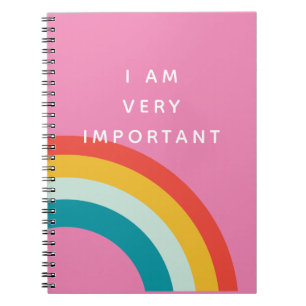 Funny I am very Important Notebook
