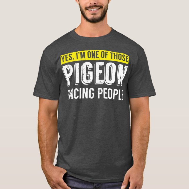 Funny I Belong To Pigeon Racing People Bird gift T-Shirt (Front)