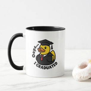 Funny I Graduated Rubber Duck Graduation 2026 Mug