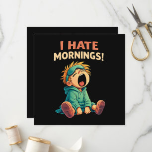 Funny I Hate Mornings Sleepy Program