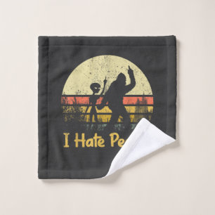 funny i hate people wash cloth