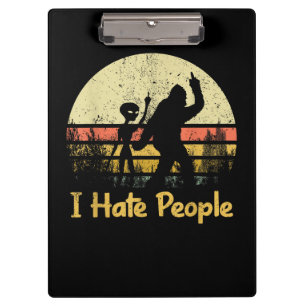 funny i hate people womens tshirts clipboard