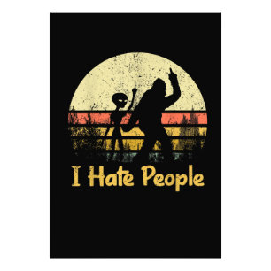 funny i hate people womens tshirts photo print