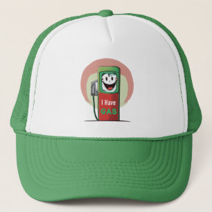 Funny I Have Gas Cartoon Trucker Hat