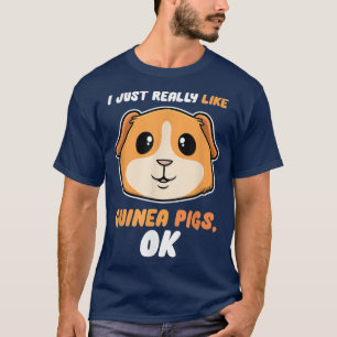 Funny I Just Really Like Guinea Pigs Women Kids 16 T-Shirt
