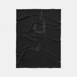 Funny I Just Wanted Breakfast Fleece Blanket