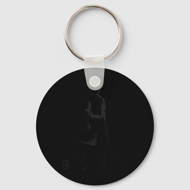 Funny I Just Wanted Breakfast  Key Ring (Front)