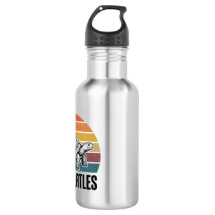 Funny I Like Turtles Vintage Engraving T-Shirt Des 532 Ml Water Bottle