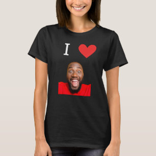 Funny I Love Boyfriend Photo Personalised T-Shirt