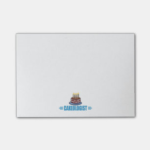 Funny I Love Cake Post-it Notes