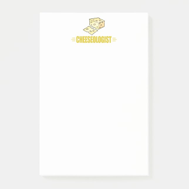 Funny I Love Cheese Post-it Notes (Front)