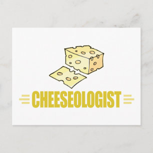 Funny I Love Cheese Postcard