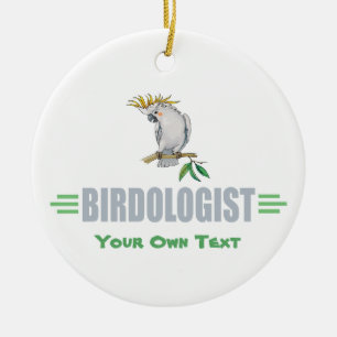 Funny I Love Cockatiels Ceramic Ornament